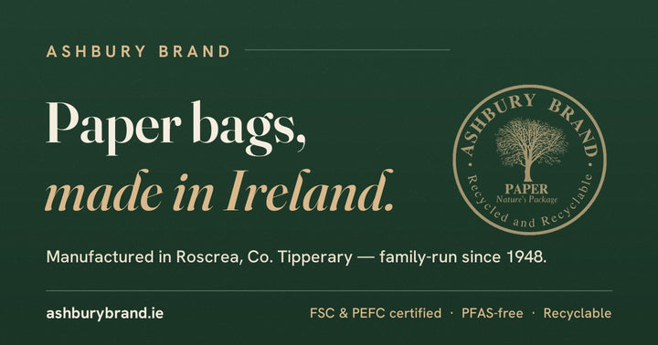 Ashbury Brand — paper bags, made in Ireland