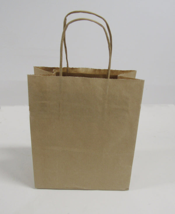 Twist Handle Bag — Size 1 (Small) (Brown)