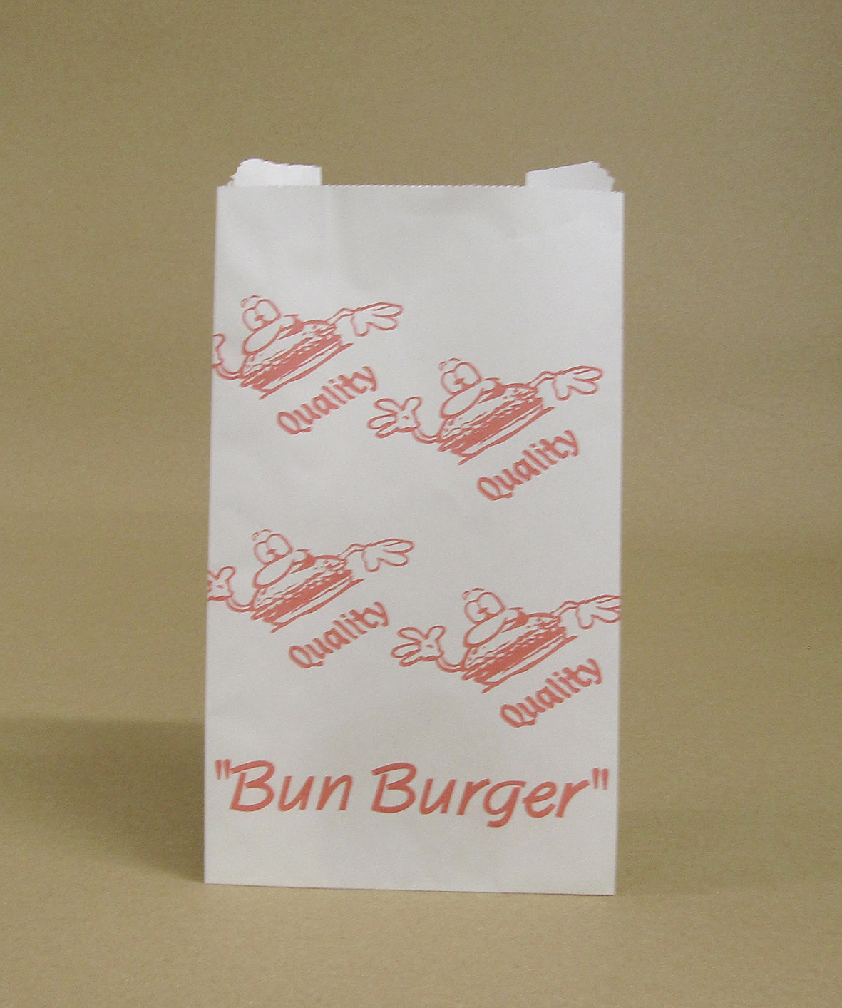 Greaseproof Bag — Bun Burger 5x8x9