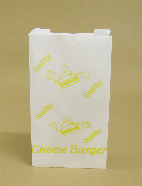 Greaseproof Bag — Bun Burger 5x8x9