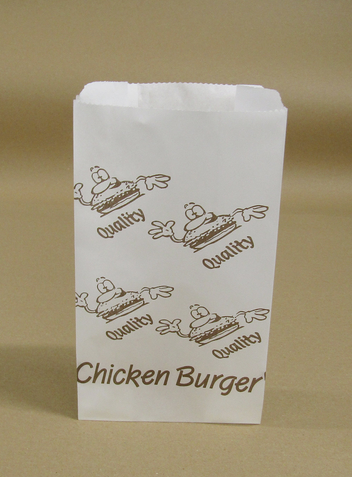 Greaseproof Bag — Bun Burger 5x8x9