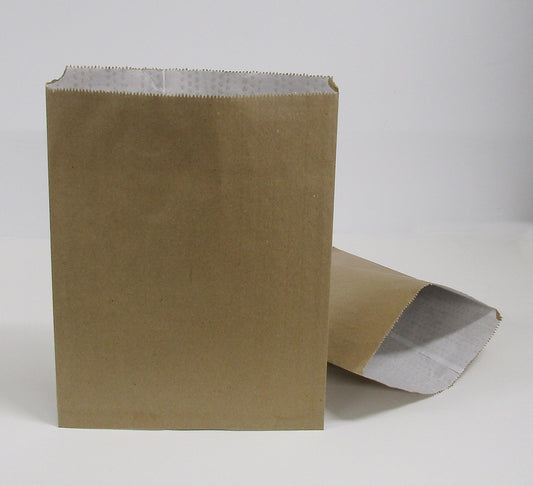 6 Qt Lined Paper Bag (Brown)