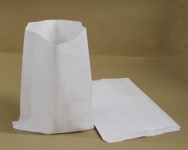 6 Qt Lined Paper Bag (White)