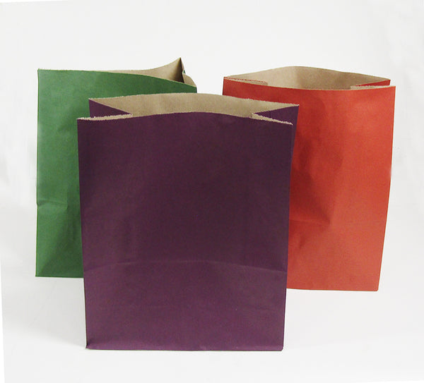 Solid colour SOS Block-Bottom Bag