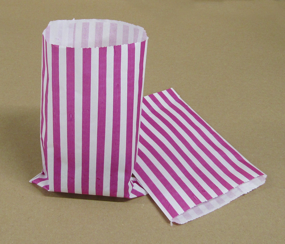 Flat & Satchel Bag — Candy Stripe 6x7 (White)