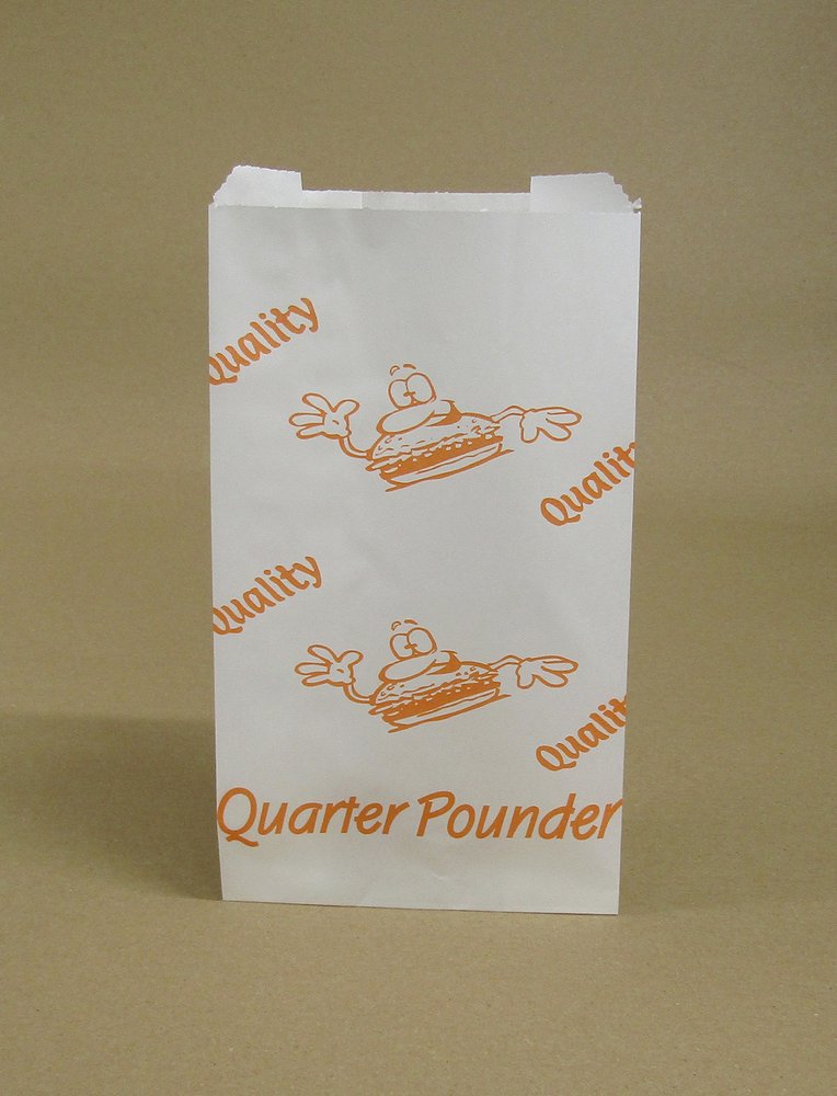 Printed greaseproof food bag