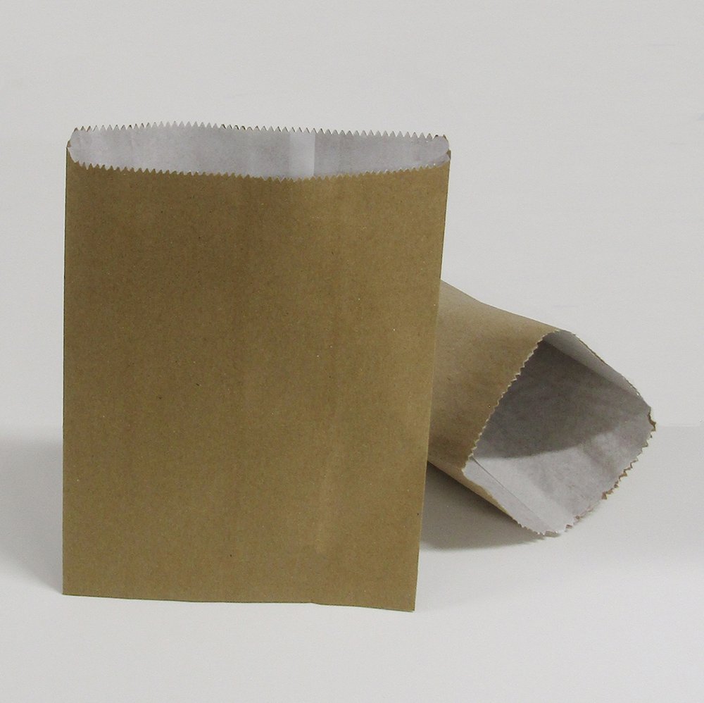Greaseproof-lined kraft paper food bags